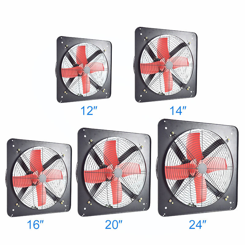 1400 RPM 200W Low Power Consumption Air Cooler Exhaust Cooling Fan