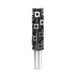 Hiizug CNC Spiral Flush Trim Router Bit 20mm Shank End Mill avec Inserts en carbure remplaçables pour le nettoyage du fond <span class=keywords><strong>de</strong></span> la coupe du bois - Product Image 1