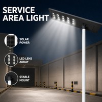 Lámpara Solar LED de Aluminio de Alta Luminosidad de 500W, Resistente a la Intemperie, Ahorro de Energía, para Iluminación de Carreteras y Áreas Comunitarias