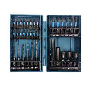 Juego de 33 Accesorios Originales <span class=keywords><strong>Makita</strong></span> para Taladros, Destornillador Eléctrico Doméstico, Juego de Puntas para Taladro, Cabezal de Destornillador Hexagonal - Product Image 3