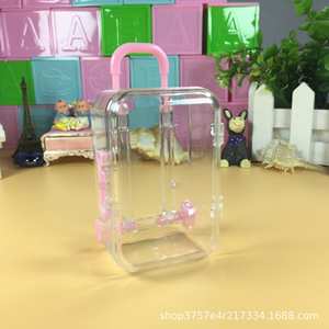 Boîte à bonbons de mariage créative personnalisée en gros, valise transparente, organisateur de bijoux pour le commerce extérieur - Product Image 2