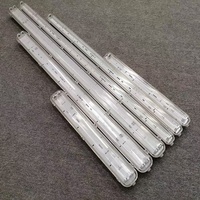 Plafond suspendu Triproof Batten Super Luminosité Linéaire Batten PC et ABS IP65 Étanche 28w 1200mm Led Tri-preuve Lumière