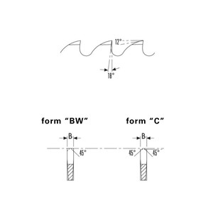 HSS lama sega circolare DMO5 per materiali ferrosi 300mm D 32mm B 220 denti BW fori materiale in lega di acciaio ad alta velocità - Product Image 3