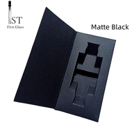 Boîte cadeau parfum pliable en carton 3ml 5ml 10ml, emballage papier avec flacon vaporisateur de parfum, impression de logo personnalisée, vente en gros
