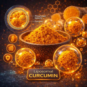 FocusHerb - Suplemento de Curcumina Liposomal de Grado Alimenticio, Extracto Puro de Raíz de Cúrcuma 10% 70%, Certificado Kosher y Halal, 24 Meses - Product Image 1