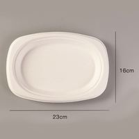 Assiettes de luxe fantaisie biodégradables compostables au micro-ondes jetables écologiques pour restaurants à emporter pour fêtes de mariage et traiteur