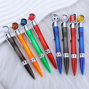 Custom Football Basketball <strong>Globe</strong> <strong>Golf</strong> Ballpoint Pen Love Pen Smiling Face <strong>Ball</strong> Pen Plastic Expression Pen for Office School - Product Image 3