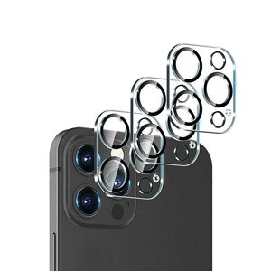 ฟิล์มกระจกนิรภัยคุณภาพสูงสำหรับ iPhone 12 13 14 15 17 18 ซีรีส์ Promax ป้องกันรอยขีดข่วนและปกป้องเลนส์กล้อง - Product Image 1