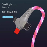 Cable USB 3 en 1 en Oferta, Precio de Fábrica, Cobre Puro para Iluminación Nocturna, Transferencia de Datos, Carga de Energía de 3A para Teléfonos Móviles LPhones