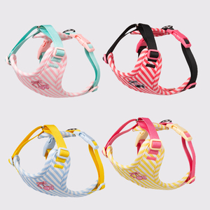 New Pet Dog <strong>Harness</strong> with Leashes Outdoor Walking <strong>Cat</strong> Puppy Pet Accessories Adjustable Striped Dog <strong>Harness</strong> Leash Set - Product Image 6