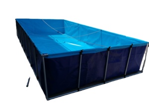 Bacs d'élevage de poissons pliables et flexibles en PVC, <span class=keywords><strong>bassin</strong></span> carré en plastique <span class=keywords><strong>pour</strong></span> équipement d'aquaculture - Product Image 6
