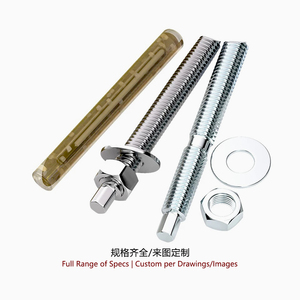 <span class=keywords><strong>Ancrage</strong></span> chimique de classe 8.8, zingué, haute résistance, <span class=keywords><strong>goujon</strong></span> entièrement fileté avec capsule en résine pour fixation structurelle dans le béton M8-M30 - Product Image 4