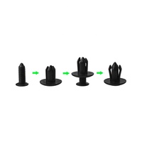 C32 100 pièces/sac 0G032-50037-A,B09251833,B092-51-833,MB-455-56143 Clips automobiles de retenue pour pare-chocs et doublure d'aile, type à pression