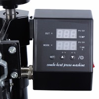 Máquina de Prensa de Calor Digital 5 en 1 para Camisetas, Gorras y Tazas, Transferencia por Sublimación Multifuncional para Uso Doméstico