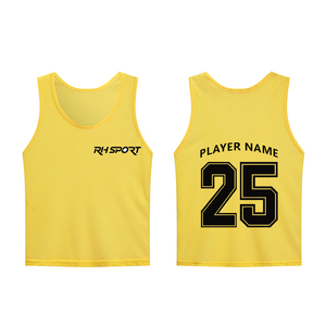 Chalecos de fútbol ligeros y personalizados Baberos de entrenamiento transpirables de malla numerada Baberos sin mangas <span class=keywords><strong>deportivos</strong></span> para adultos y niños - Product Image 2