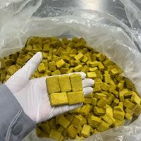 Barres pour animaux de compagnie en petits cubes lyophilisés biologiques - Riches en protéines, récompenses nutritives pour l'entraînement et compléments alimentaires pour chats et chiens