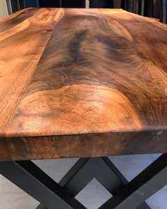 قرد شجرة المطر ألواح حافة حية شجرة المطر ألواح خشبية شجرة المطر شجرة الصلبة الخشب سطح الطاولة - Product Image 4