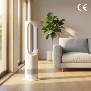 Ventilatore Senza Pale <span class=keywords><strong>Angelo</strong></span> AZ588PRO 2IN1 Raffreddamento e Riscaldamento, da Tavolo e da Terra, Sicuro BSCI, Silenzioso, con Motore DC e Telecomando LCD - Product Image 1
