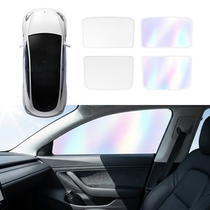 Ailerons de toit pour Tesla Model Y, <span class=keywords><strong>rideaux</strong></span> pare-soleil séparés, améliorations tout-terrain/SUV, accessoires pour Tesla Model Y - Product Image 1