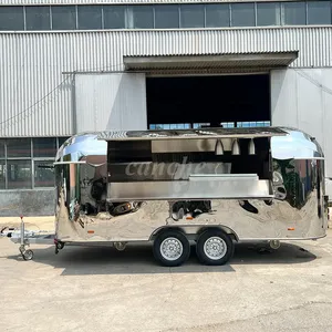Carrito de Hot Dogs y Papas Fritas de Acero Inoxidable Personalizado, Remolque Móvil para Venta de Galletas de Chocolate, Camión de Comida para Camping, ¡Gran Venta en Alemania! - Product Image 4