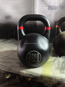 Kettlebell de compétition en acier antidérapant de 32 kg avec revêtement de peinture satinée, pour le façonnage des fessiers, les squats et le fitness - Product Image 5