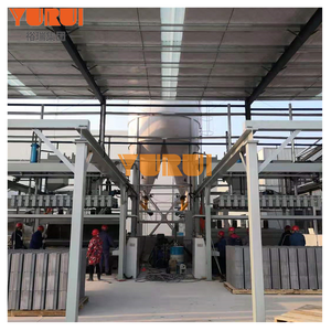 Blok kalıplama alçı blok üretim hattı makineleri için PLC çekirdek bileşenleri ile yüksek hassasiyetli alçı blok şekillendirme makinesi - Product Image 4