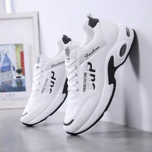 2024 neue mode weiße turnschuhe herren freizeitschuhe schnürung bequem s vulkanize designer klobig