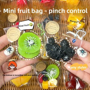 Simulación de Arándanos TPR, Textura Tipo Arcilla, Explosión Jugosa, Squishies Creativos de Fresa y Naranja, Empaquetados Individualmente para - Product Image 1