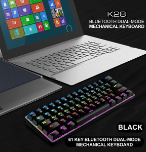 Teclado inalámbrico RGB 60%, <span class=keywords><strong>miniteclado</strong></span> mecánico para videojuegosteclado inalambrico - Product Image 6