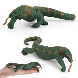 -Simulación de Vida Silvestre Komodo dragón modelo reptil lagarto plástico sólido estático juguete para niños - Product Image 1