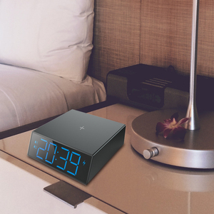 multifonctionnel l'utilisation d'horloge LED Qi <span class=keywords><strong>sans</strong></span> <span class=keywords><strong>fil</strong></span> chargeur de charge rapide pour <span class=keywords><strong>iphone</strong></span> <span class=keywords><strong>8</strong></span> plus chargeur <span class=keywords><strong>sans</strong></span> <span class=keywords><strong>fil</strong></span> - Product Image 5