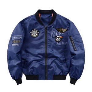 OEM Casual Slim-fit Pilot <strong>Jacket</strong> for Men with Stand Collar Korean Style <strong>Waterproof</strong> <strong>Thin</strong> for Daily Streetwear Outdoor Sports - Product Image 5