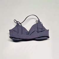 Soutien-gorge de sport personnalisé sans coutures à séchage rapide, respirant, à maintien élevé, dos ajouré, devant torsadé, pour le yoga, la course, le Pilates et la gym