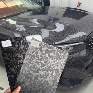 <span class=keywords><strong>Film</strong></span> décoratif pour carrosserie de voiture en fibre de carbone forgée noir brillant/mat, <span class=keywords><strong>film</strong></span> vinyle anti-rayures pour voiture, enveloppe de voiture en fibre de carbone brillante au laser - Product Image 5