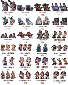 Không thấm nước sexy hot girl decals 3D Anime Sticker waifu Decal dạng thấu kính 3D chuyển động sticker cho xe máy tính xách tay tủ lạnh - Product Image 6