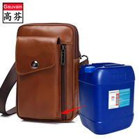 Vernis de finition pour bords de cuir de haute qualité, résistant au jaunissement, avec une excellente résistance à l'eau et à la flexion aux basses températures