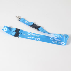 Tali Gantungan Kunci Lanyard Merek dengan Logo Kustom, Ramah Lingkungan, Bahan Poliester, Pengait Logam Lepas Cepat dengan Pengaman Ganda - Product Image 2