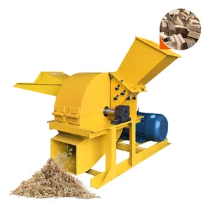 Mini nhà đa chức năng lâm nghiệp động cơ diesel vườn gỗ mùn cưa Shredder Máy chipper gỗ mùn cưa máy
