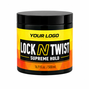 Gel coiffant super fixant Locks N Twist à l'extrait d'arbre à thé pour tresses et locks, 64 oz, fabrication sur mesure sous marque privée - Product Image 1