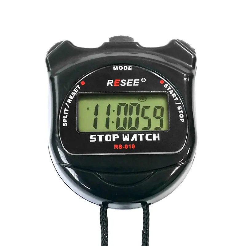 Resee professional digital stopwatch analog 505 Manufacturers Timer 2 Lap Memory Hour Minute Digital Stop Watch