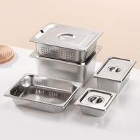 Liyunda Fourniture d'usine Style américain 1/3 Gastronorm GN Pan Récipient de nourriture pour buffet d'hôtel en acier inoxydable pour restaurants et hôtels