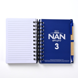 Custom A6 Notebook Spiral Bound Kraft Paper Sticky <strong>Note</strong> for Gift Use - Product Image 2