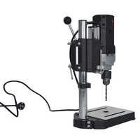 Taladro de Banco 220V 710W de Alta Potencia, Equipo de Perforación Industrial, Motor con Diámetro Máximo de Perforación de 30mm, Alta Precisión, Multifunción