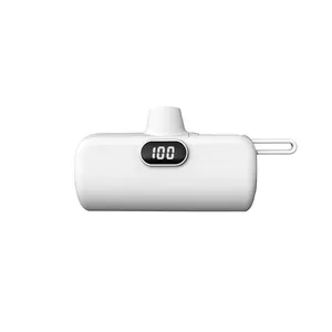 Trí Tuệ-công nghệ Mini Hot Bán ngân hàng điện với 5000mAh Công suất xách tay Phong cách cho phí ngoài trời hơn xu hướng thuận tiện ngân hàng điện