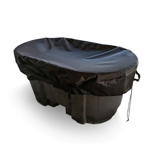 Couverture de baignoire de seau de <span class=keywords><strong>50</strong></span>/100/150/300 gallons couverture de réservoir d'eau imperméable en tissu oxford résistant au soleil et à la pluie - Product Image 1