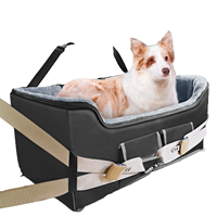 Siège rehausseur moderne pour chien, lit de voiture, tissu Oxford, portable, ceinture de sécurité, toutes saisons, logo personnalisé, étanche, en stock