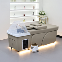 Table de massage de salon moderne de luxe en PU avec appui-tête intégré et éponge haute densité pour usage en salle de sport et atelier