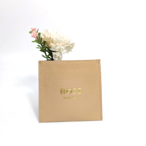 ซองใส่เครื่องประดับหนัง PU ขนาด 8*8 ซม. สำหรับต่างหู สร้อยคอ แหวน  พร้อมโลโก้สั่งทำ  แบบซองจดหมาย สำหรับบรรจุภัณฑ์ของขวัญ - Product Image 5