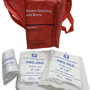 Trousse <span class=keywords><strong>de</strong></span> premiers <span class=keywords><strong>secours</strong></span>, trousse d'urgence avec boîte <span class=keywords><strong>de</strong></span> premiers <span class=keywords><strong>secours</strong></span>, certifiée ISO9001, garantie 1 an, matériau nylon, 28x28x6,5 cm - Product Image 5