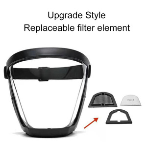 Tấm chắn bảo vệ mặt Chống bụi Chống va đập Mặt nạ làm việc chế biến gỗ Mặt nạ bảo vệ kính an toàn trong suốt có thể tái sử dụng - Product Image 3